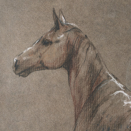 Buckskin Blanket by Mercana Studio a Hand Embellished Textured Framed Art Print from Mercana - Luna Furniture