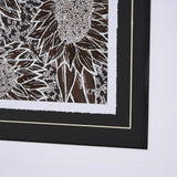 Sunflower Fest II by Mercana Studio a Hand Embellished Textured Framed Art Print Matted under Glass from Mercana - Luna Furniture