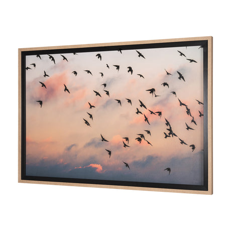 Evening Flight by Mercana Studio a Hand Embellished Textured Framed Photo Art Print Matted under Gla from Mercana - Luna Furniture