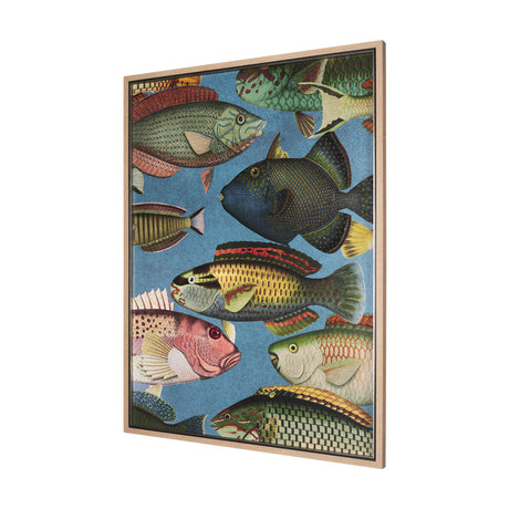 Vadum Piscis by Mercana Studio a Hand Embelished Textured Framed Art Print from Mercana - Luna Furniture