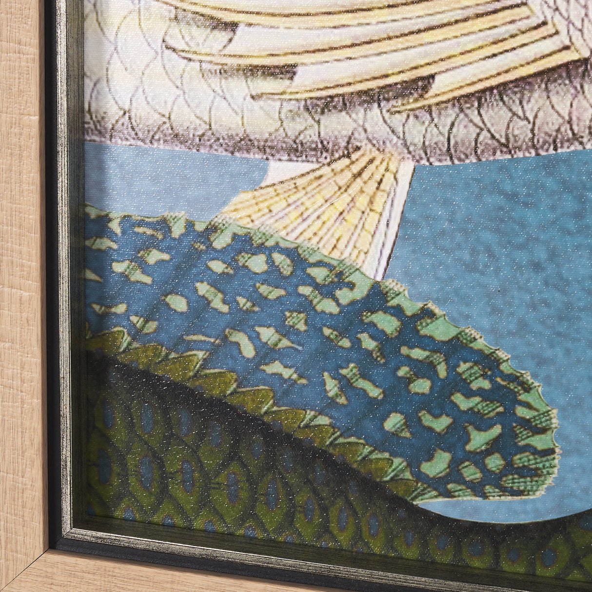 Vadum Piscis by Mercana Studio a Hand Embelished Textured Framed Art Print from Mercana - Luna Furniture