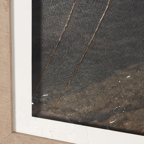 Neatly Moored by Mercana Studio a Hand Embellished Textured Framed Photo Art Print Matted under Glas from Mercana - Luna Furniture