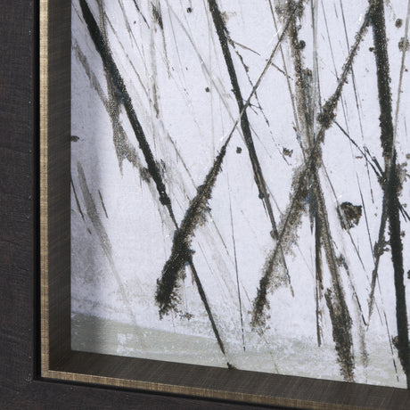 Winter Day I by Mercana Studio a Hand Embellished Textured Framed Art Print from Mercana - Luna Furniture