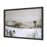 Winter Day II by Mercana Studio a Hand Embellished Textured Framed Art Print from Mercana - Luna Furniture