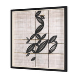 Papyrus Foliage I by Mercana Studio a Hand Embellished Textured Framed Art Print from Mercana - Luna Furniture
