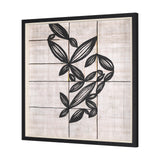Papyrus Foliage II by Mercana Studio a Hand Embellished Textured Framed Art Print from Mercana - Luna Furniture