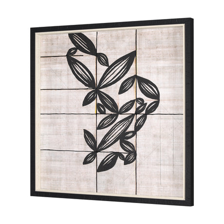 Papyrus Foliage II by Mercana Studio a Hand Embellished Textured Framed Art Print from Mercana - Luna Furniture