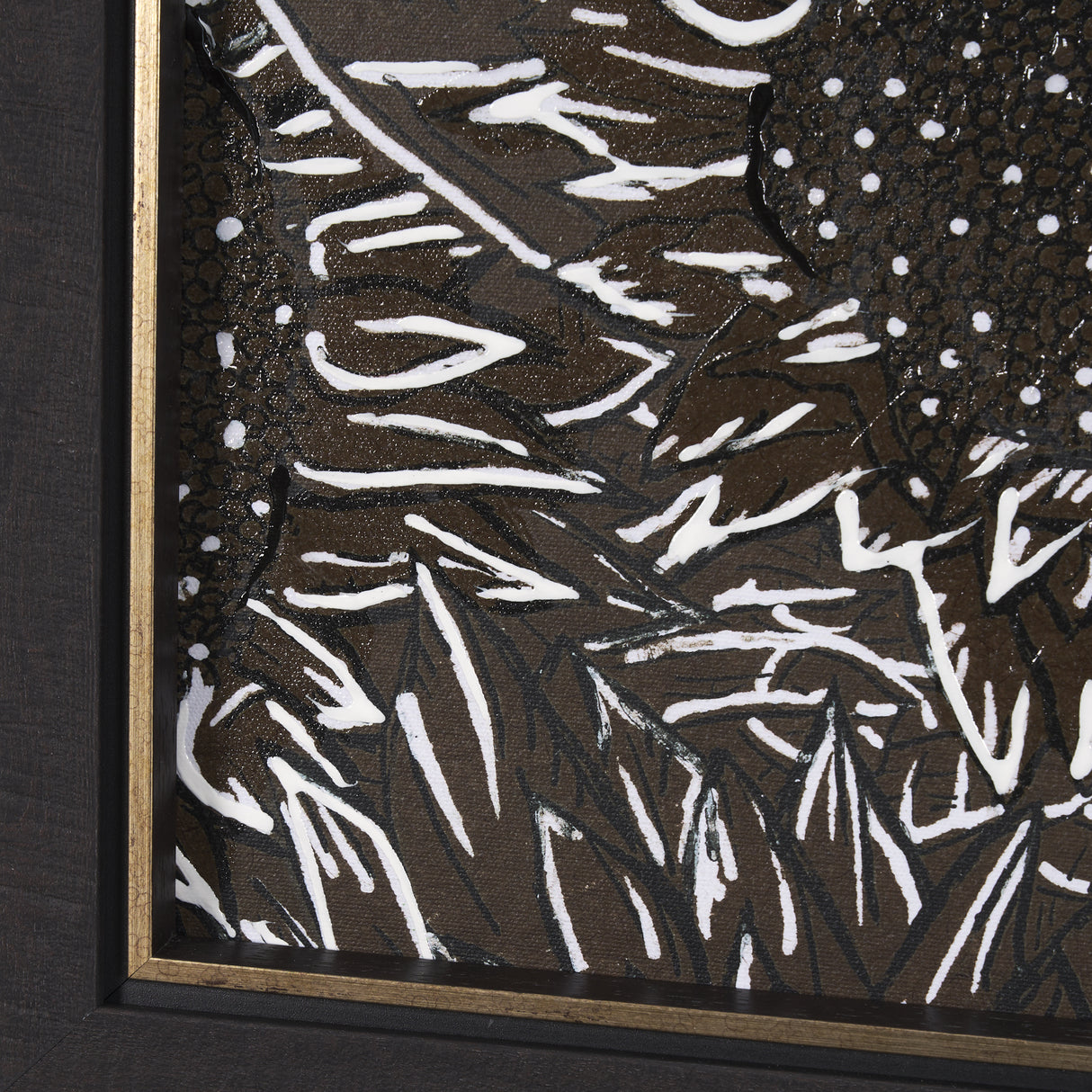 Sunflower Fest III by Mercana Studio a Hand Embellished Textured Framed Art Print from Mercana - Luna Furniture