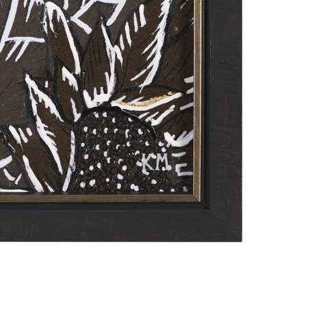 Sunflower Fest VI by Mercana Studio a Hand Embellished Textured Framed Art Print from Mercana - Luna Furniture
