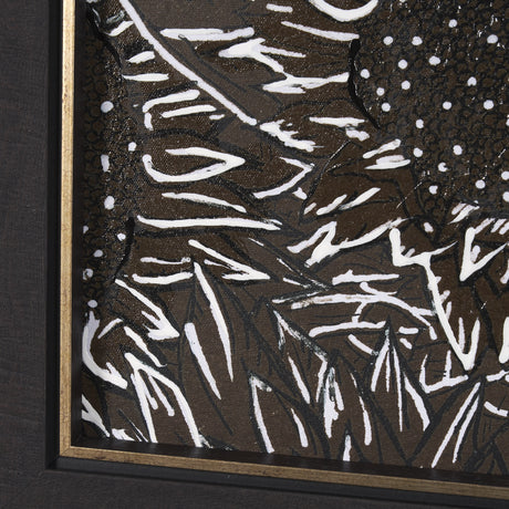 Sunflower Fest VI by Mercana Studio a Hand Embellished Textured Framed Art Print from Mercana - Luna Furniture