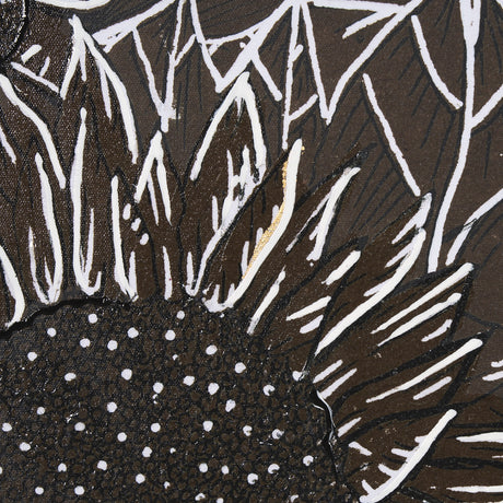 Sunflower Fest VI by Mercana Studio a Hand Embellished Textured Framed Art Print from Mercana - Luna Furniture