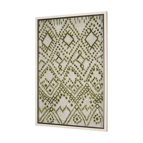 Story Teller II Olive by Mercana Studio a Hand Embelished Textured Framed Art Print from Mercana - Luna Furniture