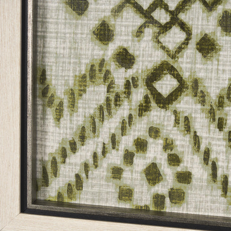 Story Teller II Olive by Mercana Studio a Hand Embelished Textured Framed Art Print from Mercana - Luna Furniture