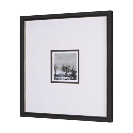 Winter Day IV by Mercana Studio a Hand Embellished Textured Framed Art Print Matted under Glass from Mercana - Luna Furniture