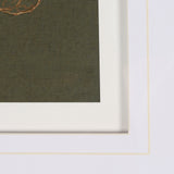 Andalusian Horse III Olive by Mercana Studio Hand Embellished Framed Art Print Matted under Glass from Mercana - Luna Furniture