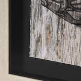 Wood Grain Fish IV by Mercana Studio a Hand Embellished Textured Framed Art Print Matted under Glass from Mercana - Luna Furniture