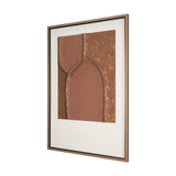 Terracotta Arches I by Studio M a handmade Original Framed 3D Textured Artwork under Glass from Mercana - Luna Furniture
