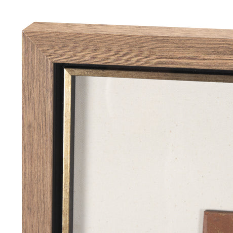Terracotta Arches I by Studio M a handmade Original Framed 3D Textured Artwork under Glass from Mercana - Luna Furniture