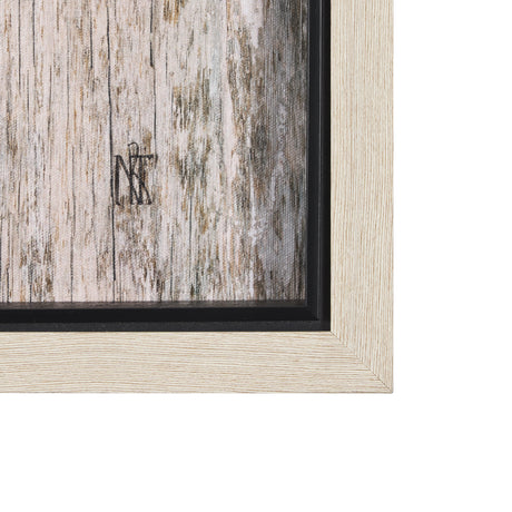 Wood Grain Sea Plant I by Mercana Studio a Hand Embellished Textured Framed Art Print from Mercana - Luna Furniture
