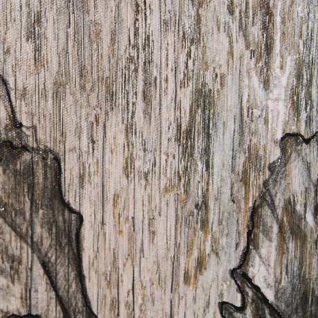 Wood Grain Sea Plant I by Mercana Studio a Hand Embellished Textured Framed Art Print from Mercana - Luna Furniture