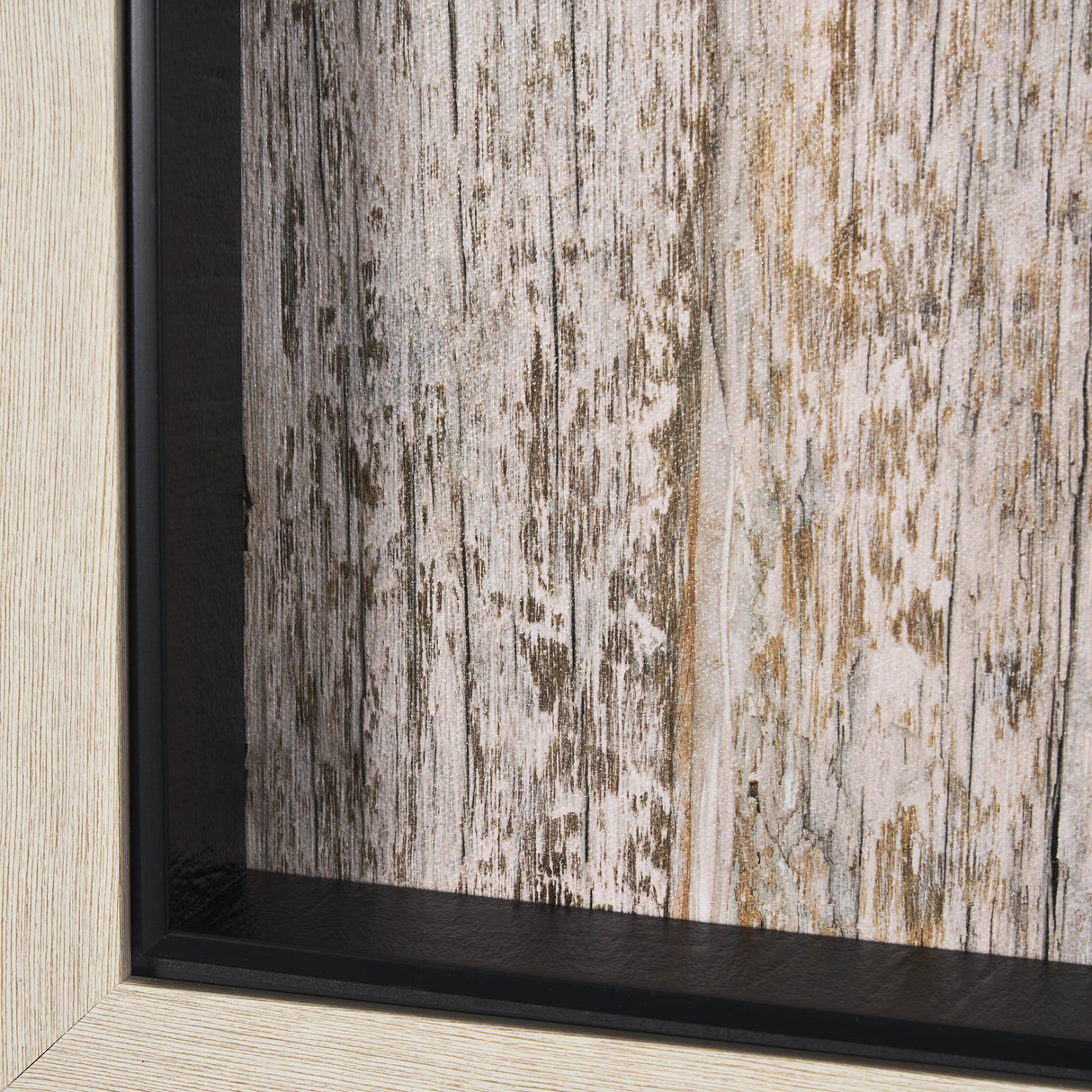 Wood Grain Sea Plant II by Mercana Studio a Hand Embellished Textured Framed Art Print from Mercana - Luna Furniture