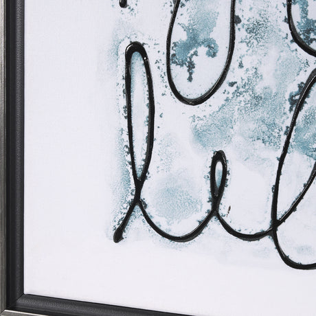 Story Telling by Mercana Studio a Hand Embellished Textured Framed Canvas from Mercana - Luna Furniture