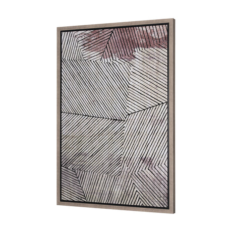 Papyrus Texture I by Mercana Studio a Hand Embellished Textured Framed Canvas from Mercana - Luna Furniture