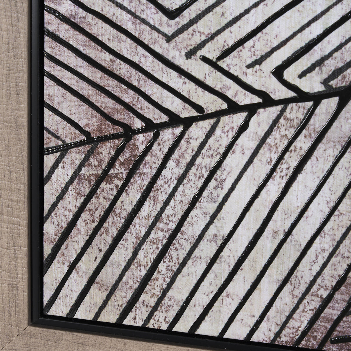 Papyrus Texture III by Mercana Studio a Hand Embellished Textured Framed Canvas from Mercana - Luna Furniture