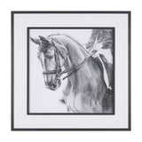 Poised by Mercana Studio a Hand Embellished Textured Framed Art Print Matted under Glass from Mercana - Luna Furniture
