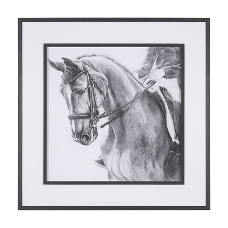 Poised by Mercana Studio a Hand Embellished Textured Framed Art Print Matted under Glass from Mercana - Luna Furniture