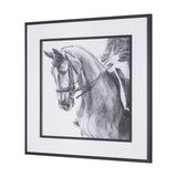 Poised by Mercana Studio a Hand Embellished Textured Framed Art Print Matted under Glass from Mercana - Luna Furniture