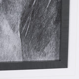 Poised by Mercana Studio a Hand Embellished Textured Framed Art Print Matted under Glass from Mercana - Luna Furniture