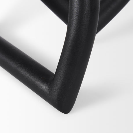 Locke Small Matte Black Metal Decorative Object from Mercana - Luna Furniture