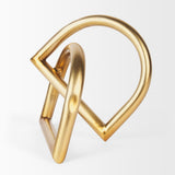 Locke Large Gold Metal Decorative Object from Mercana - Luna Furniture