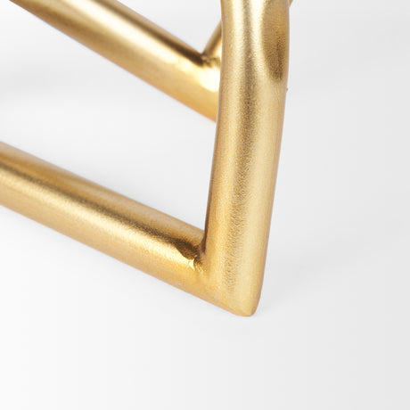 Locke Large Gold Metal Decorative Object from Mercana - Luna Furniture