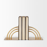 Hope Gold Metal Bookends from Mercana - Luna Furniture