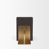 Hope Gold Metal Bookends from Mercana - Luna Furniture