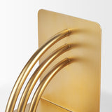 Hope Gold Metal Bookends from Mercana - Luna Furniture