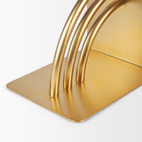 Hope Gold Metal Bookends from Mercana - Luna Furniture