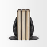 Praying Hands Bronze Cast Iron Book Ends from Mercana - Luna Furniture