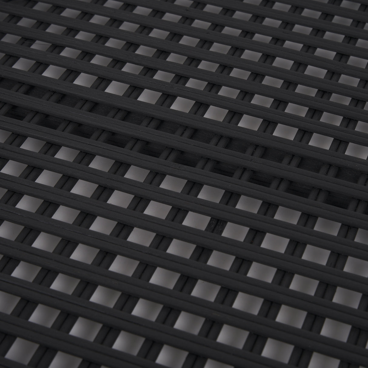 Thea Matte Black Wicker Trays (Set of 2) from Mercana - Luna Furniture