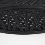 Thea Matte Black Wicker Trays (Set of 2) from Mercana - Luna Furniture