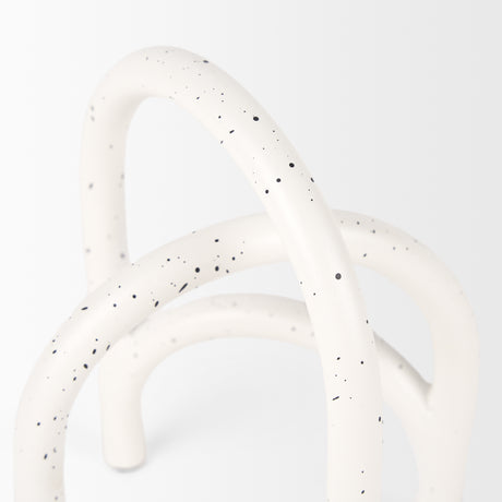 Springe White & Gray Speckled Arch Decorative Object (Set of 2) from Mercana - Luna Furniture