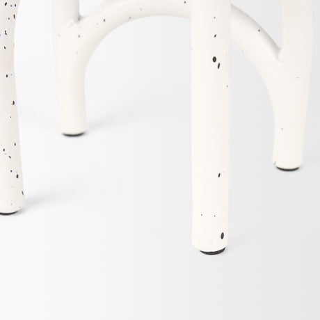Springe White & Gray Speckled Arch Decorative Object (Set of 2) from Mercana - Luna Furniture