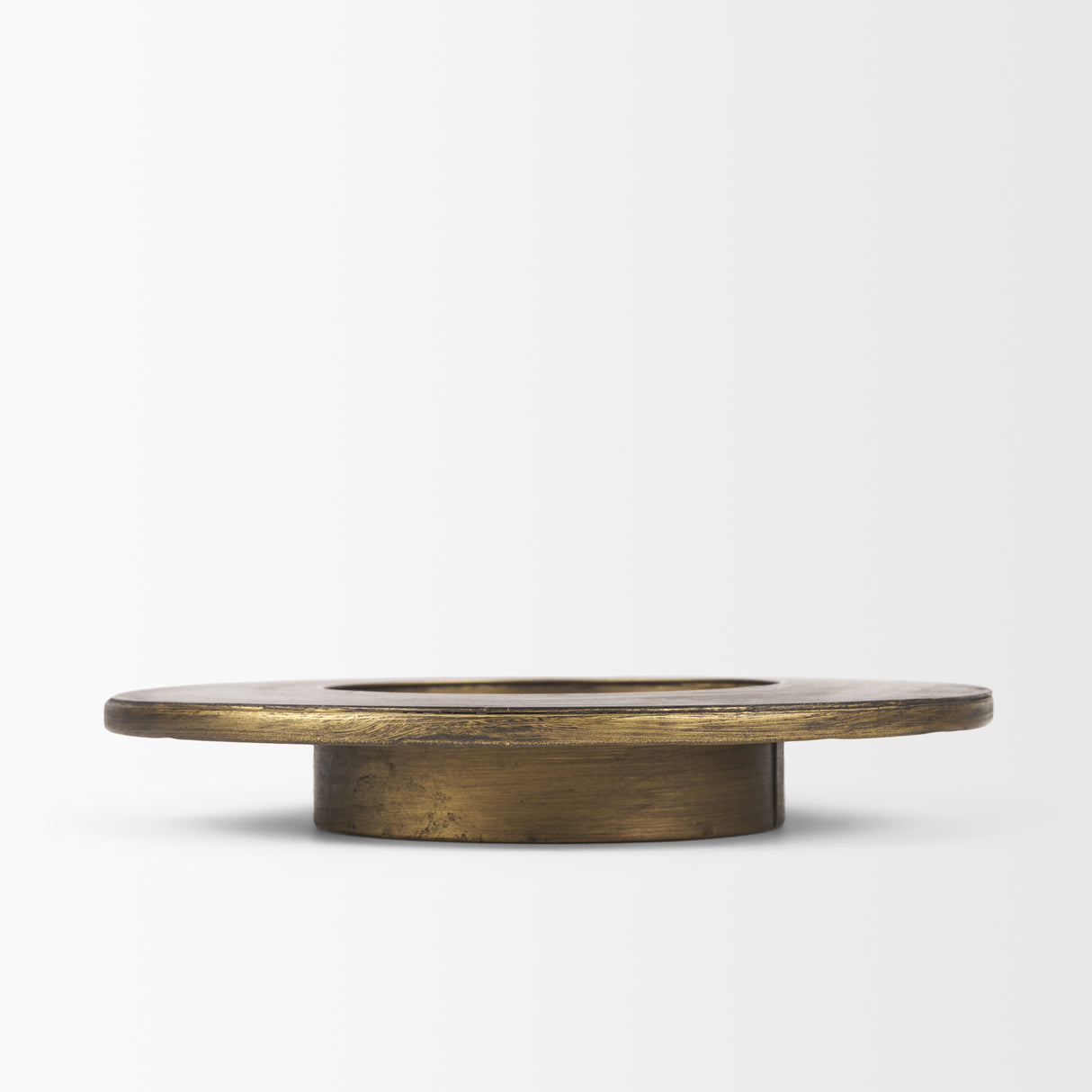 Vivian Gold Metal and Glass Hurricane Candle Holder (Set of 2) from Mercana - Luna Furniture