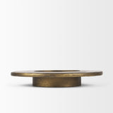 Vivian Gold Metal and Glass Hurricane Candle Holder (Set of 2) from Mercana - Luna Furniture