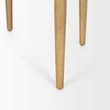 Arden Dining Chair w/ Medium Brown Wood and Cream Twill Fabric from Mercana - Luna Furniture