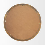 Roan Black Wood Beaded Wall Mirror from Mercana - Luna Furniture