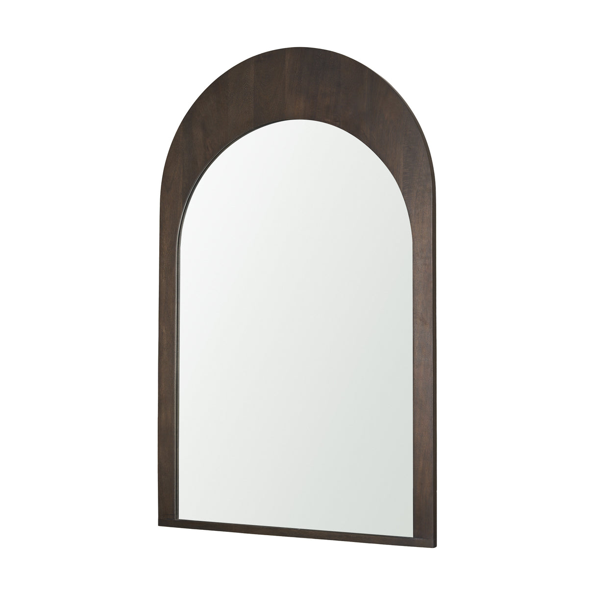 Celeste Dark Brown Medium Arched Mirror from Mercana - Luna Furniture
