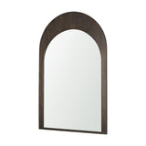 Celeste Dark Brown Medium Arched Mirror from Mercana - Luna Furniture
